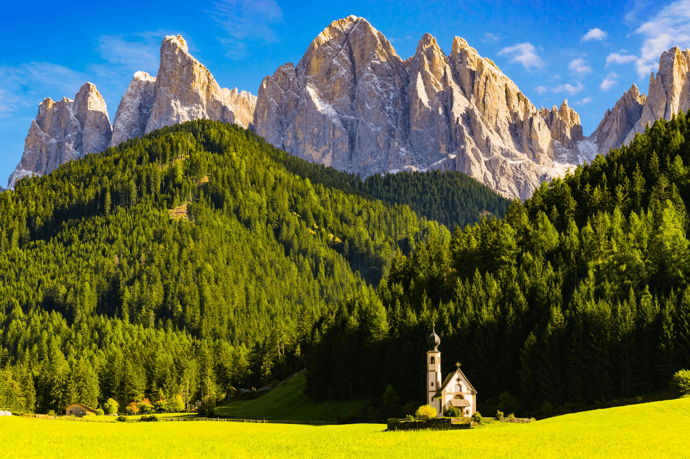 Val di Funes Alpine Majesty Val di Funes in the Dolomites, Italy.